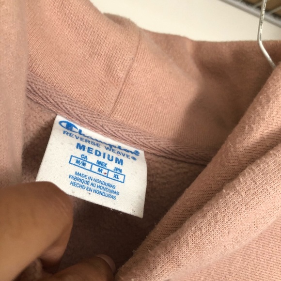 Champion UO Reverse Weave Pink/Mauve Hoodie - Picture 3 of 3